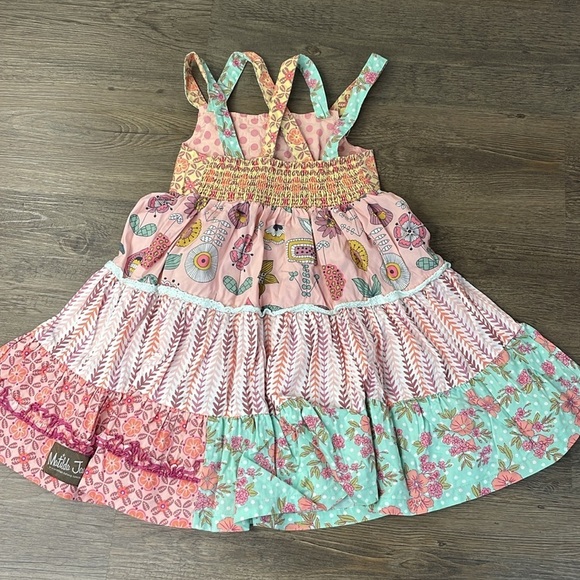 Matilda Jane Floral Step Right Up Ellie Dress Girls Happy And Free Size 6 - Picture 5 of 7